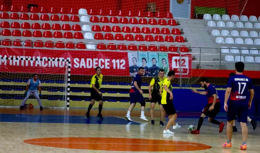 Bilecik’te bu yıl 4’üncüsü düzenlenen Kamu Spor Oyunları Futsal Turnuvası