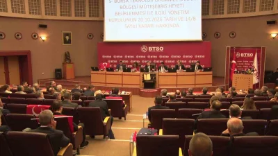 Bursa Ticaret ve Sanayi Odası (BTSO) meclis toplantısında TEKNOSAB Müteşebbis