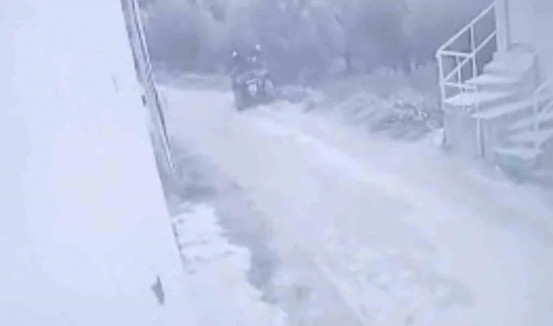 Bursa’da patika yolda seyir halindeyken bir anda tarlaya uçan ATV