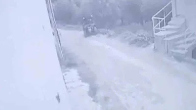 Bursa’da patika yolda seyir halindeyken bir anda tarlaya uçan ATV