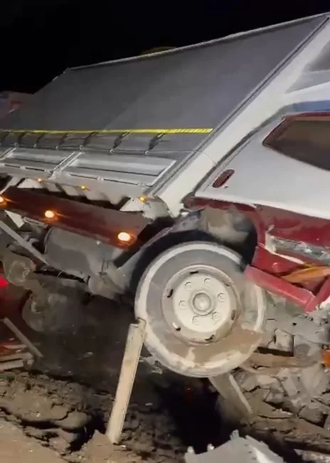 Bursa’nın Gemlik-Orhangazi karayolu üzerinde, Bölge Trafik İstasyonu önünde meydana gelen