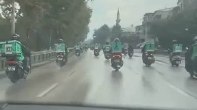 Bursa’da geçtiğimiz ay geçirdiği trafik kazasında ağır yaralanan kurye, dün