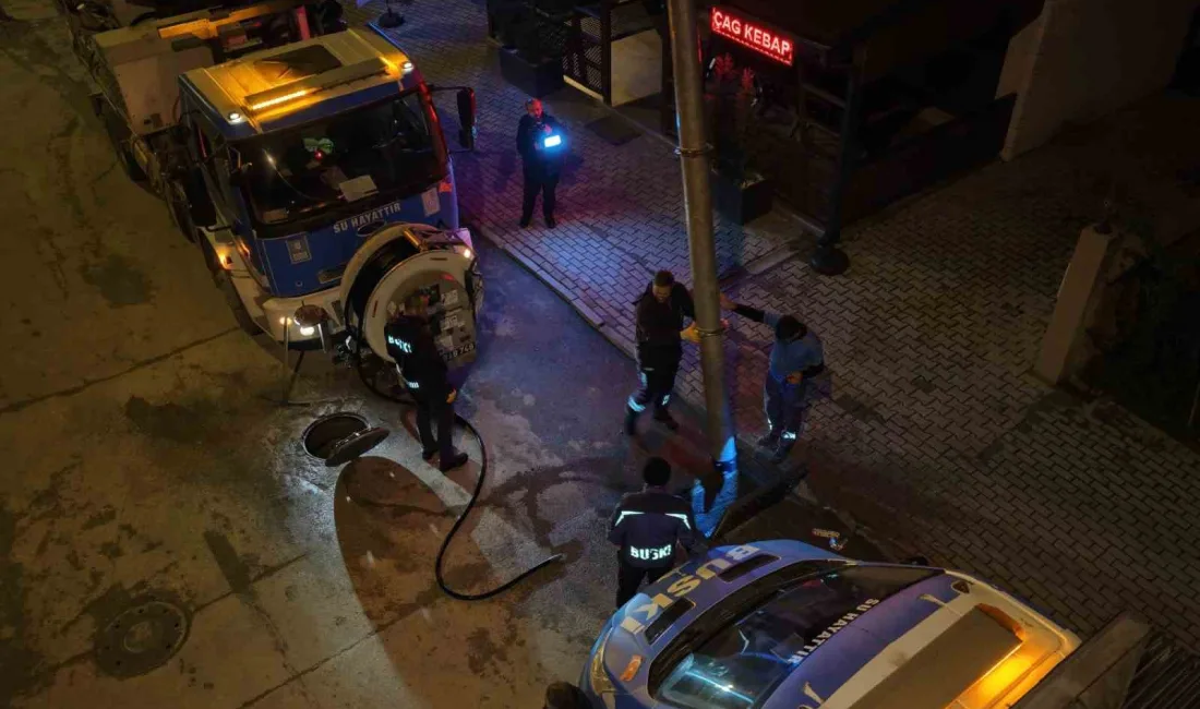 Bursa Büyükşehir Belediyesi, şehir genelinde beklenen kuvvetli yağış ve fırtınaya