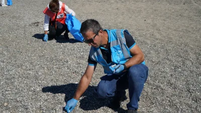 Balıkesir Büyükşehir Belediyesi tarafından Marmara Denizi ve kıyı ekosisteminin korunmasına