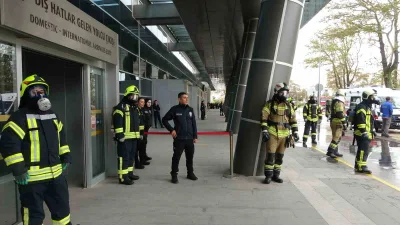 Çanakkale Havalimanı’nda Kimyasal Biyolojik Radyolojik Nükleer Tehditler (KBRN) tatbikat gerçekleştirildi.