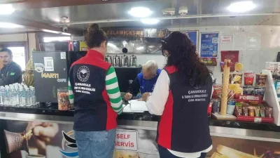 Çanakkale’de deniz araçlarında bulunan gıda işletmelerine İl Tarım ve Orman