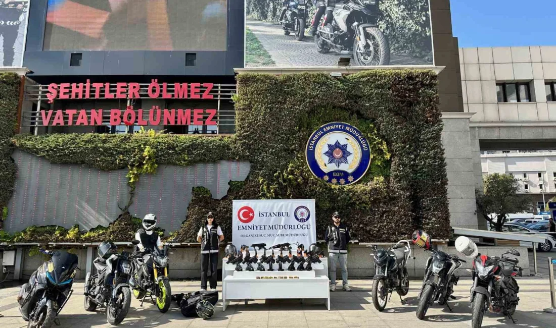 İstanbul polisince son 1 ayda düzenlenen operasyonlarda çete üyelerinden ele