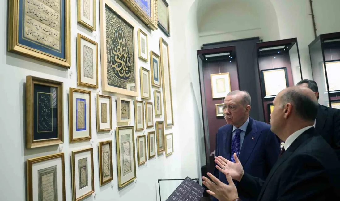 Cumhurbaşkanı Recep Tayyip Erdoğan, İstanbul’da düzenlenen Topkapı Sarayı Darphane-i Amire