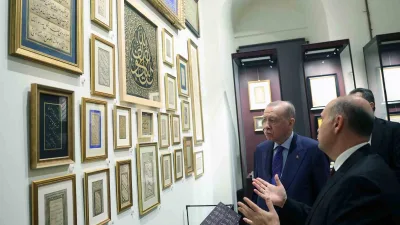 Cumhurbaşkanı Recep Tayyip Erdoğan, İstanbul’da düzenlenen Topkapı Sarayı Darphane-i Amire