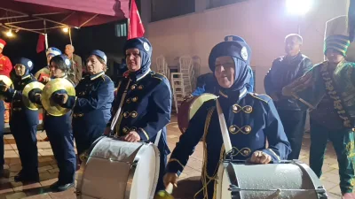 Bilecik’te dün gece düzenlenen ’Cumhuriyet Yürüyüşü’nde yüzlerce kişi tek yürek