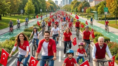 Türkiye Bisiklet Federasyonu, Cumhuriyetin 103. yılında tüm Türkiye’yi daha sağlıklı,