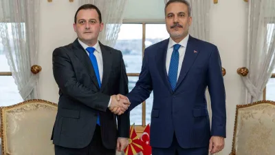 Dışişleri Bakanı Hakan Fidan, Kuzey Makedonya Devlet Bakanı ve Türk