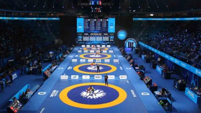 Kazakistan’ın başkenti Astana’da gerçekleştirilen 2026 Dünya Büyükler Güreş Şampiyonası’nda grekoromen