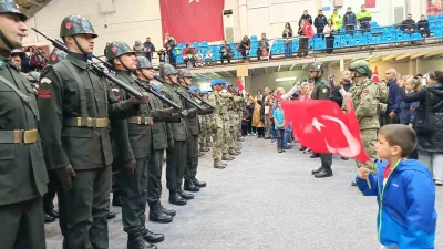 Edirne’de 29 Ekim Cumhuriyet Bayramı’nın 103’üncü yıl dönümü dolayısıyla düzenlenen