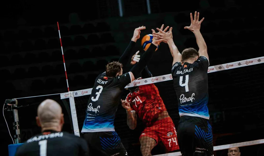 Grup Efeler Ligi’nin 2. haftasında Spor Toto, sahasında Halbank’a 3-2
