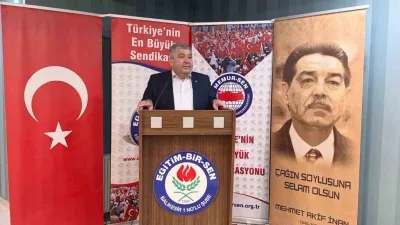 Eğitim-Bir-Sen Balıkesir 1 Nolu Şubesinin 7.Olağan Genel Kurulunda, Başkan Ercan