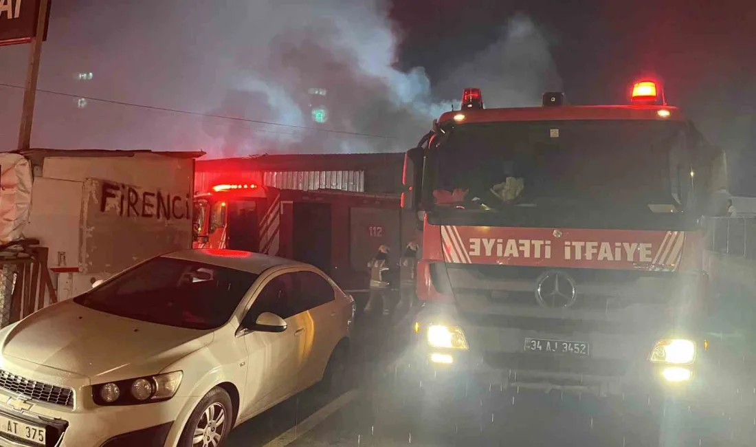 Esenyurt’ta tek katlı tekstil üzerine iş yerinde yangın çıktı. Yangın