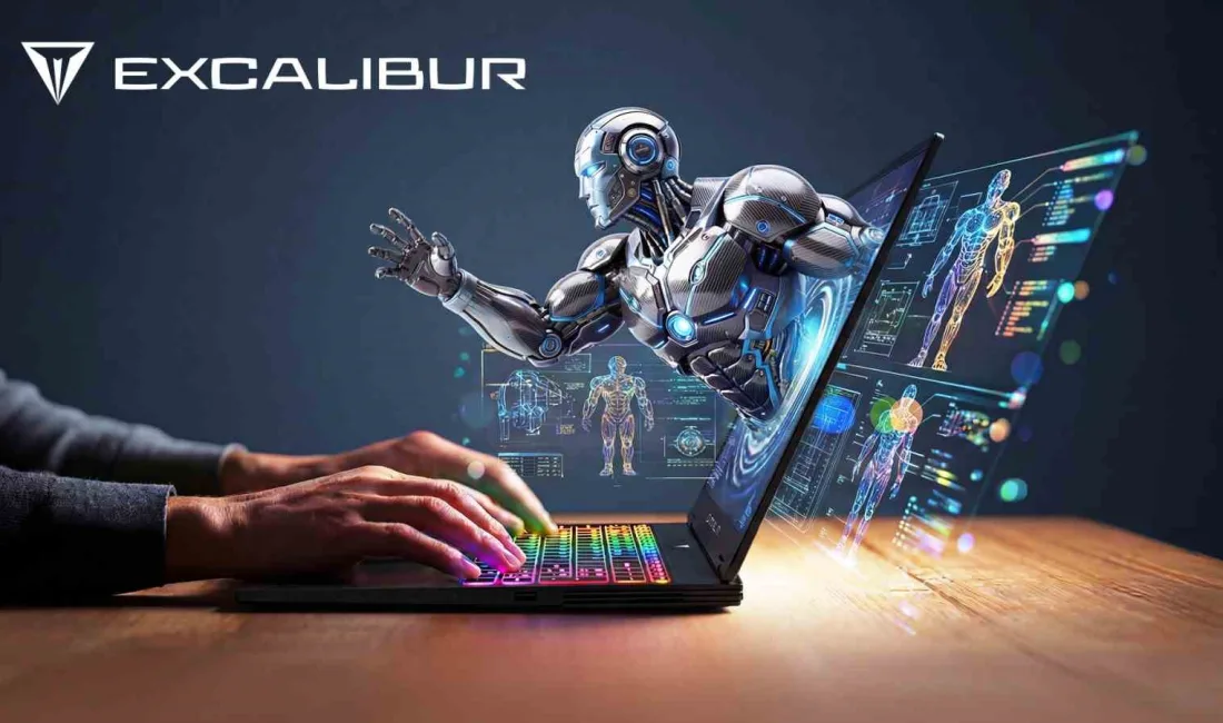 Excalibur G915, 20,5 mm incelik ve 2,3 kilogram ağırlığın yanı