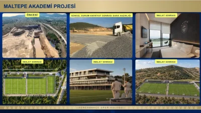 Fenerbahçe yönetim kurulu üyeleri, tesislerde yapılan tüm yenileme yatırımlarının ve