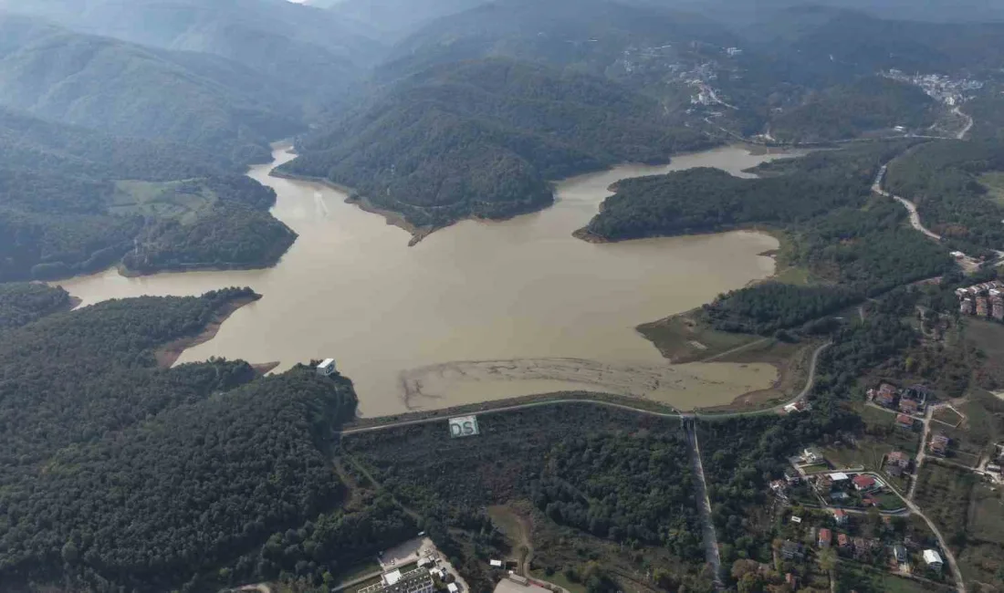 Yalova’da son günlerde etkili olan sağanak yağışlar, kentin içme suyu