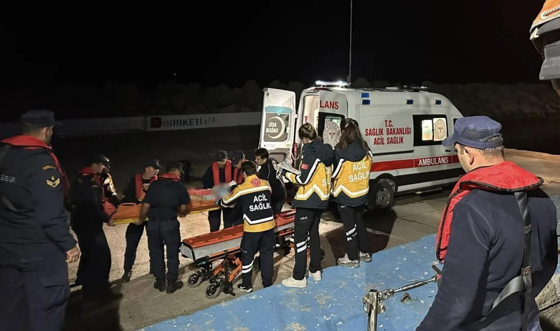 Çanakkale’nin Gökçeada ilçesinde beyin kanaması şüphesiyle 77 yaşındaki E.O. Sahil