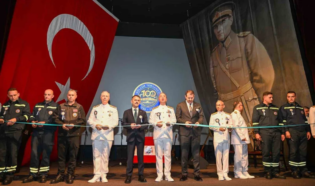 Kocaeli’de Gölcük Tersanesi Komutanlığının 100’üncü kuruluş yıl dönümü törenle kutlanırken,