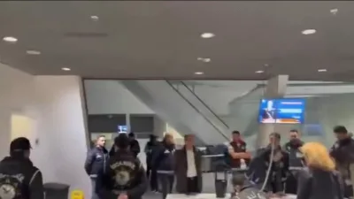 Sabah saatlerinde Halk TV’nin binasında Mali Suçlarla Mücadele Şube Müdürlüğü