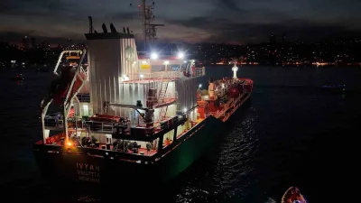 İstanbul Boğazı’nda seyir halindeki Malta bayraklı “IVYAN” isimli kimyasal madde