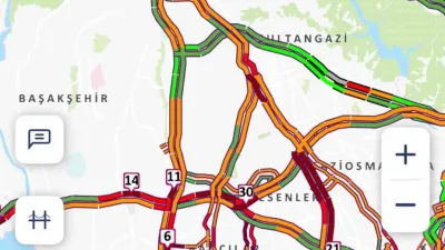 İstanbul’da etkili olan yağış nedeniyle kentin birçok noktasında trafik yoğunluğu