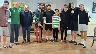 Bursaspor kaptanı Ertuğrul Ersoy’un, Nijeryalı futbolcu Kelechi Iheanacho’nun yaz kış