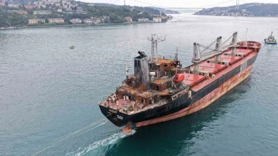 Karadeniz’de Ukrayna’ya ait İHA tarafından vurularak ağır hasar alan Palau