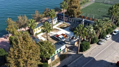 Kocaeli Büyükşehir Belediyesince Karamürsel’de yapımı sürdürülen Lokomotif Çocuk Köyü’nün yıl