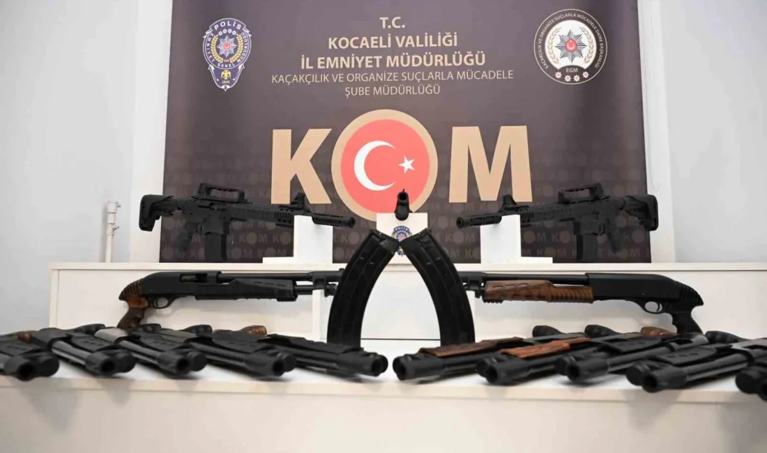 Kocaeli’nin Körfez ilçesinde durdurulan araçlarda yapılan aramada 25 yivsiz av