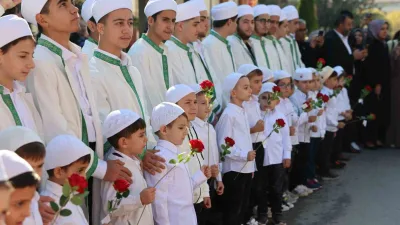 Körfez’de hafızlık eğitimlerini tamamlayan 33 erkek ve 24 kız öğrenci,