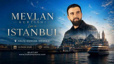 Uluslararası ilahi ve musiki sanatçısı Mevlan Kurtishi, cumartesi akşamı İstanbul’da