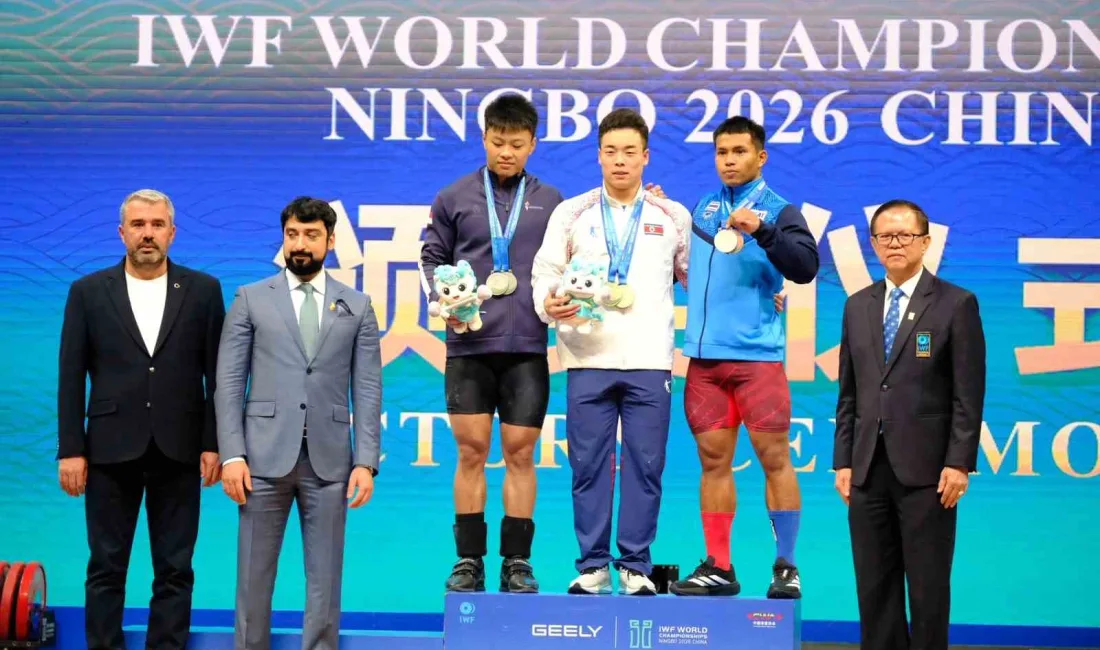 Dünya Halter Şampiyonası’nda erkekler 75 kiloda milli sporcu Kaan Kahriman