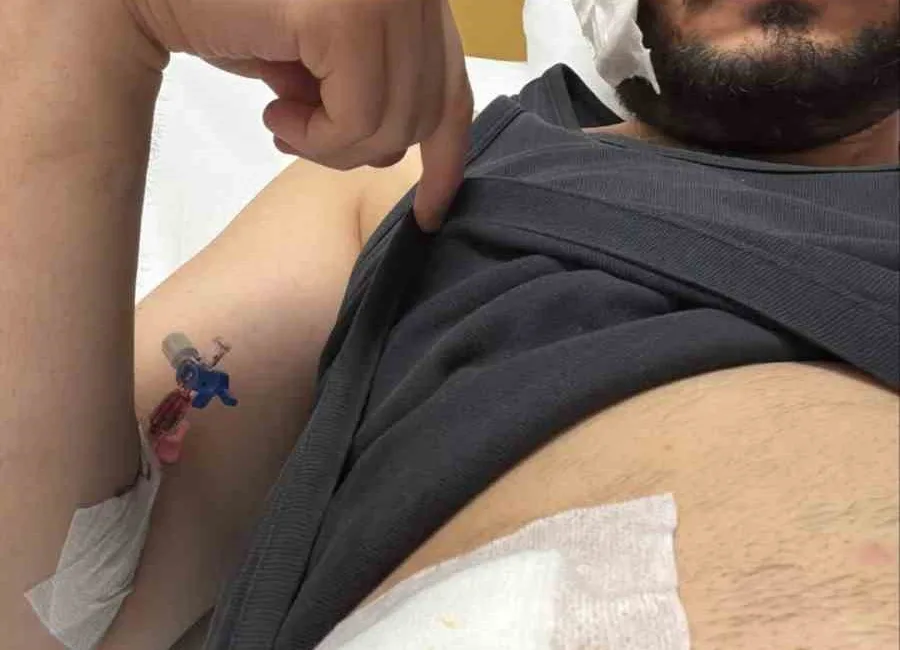 İzmit ilçesine bağlı Çubuklu Bala Mahallesi’nde, bahçeye inek girmesi sebebiyle