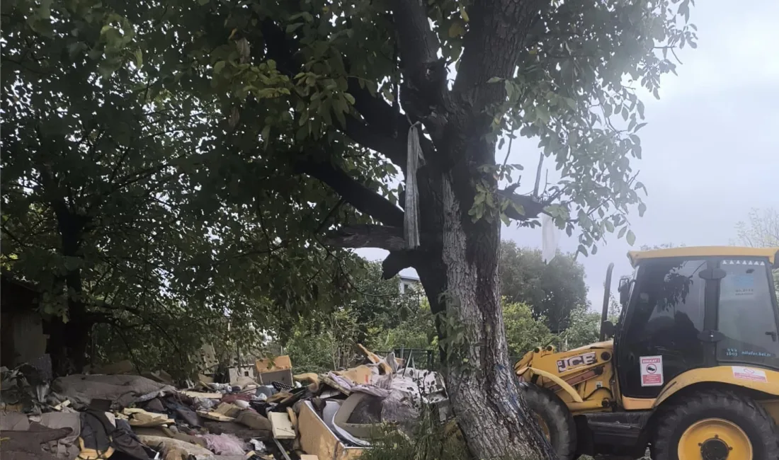 Nilüfer Belediyesi, Yaylacık Mahallesi’nde çevre kirliliğine yol açan 4 konar