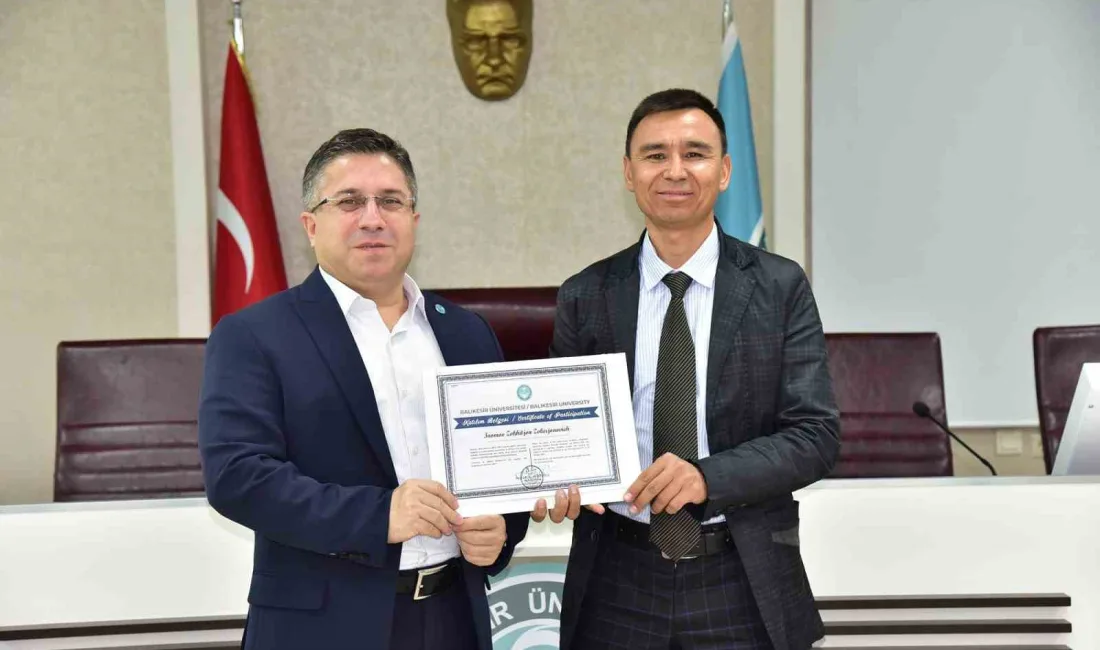 Özbekistan IMPULS BSR kurumundan Balıkesir Üniversitesine akademik iş birliği ve