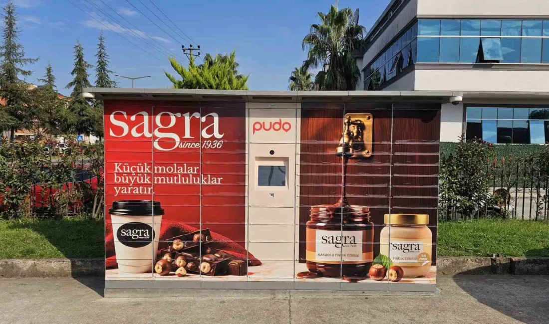 Sagra 1936 mağazalarında hayata geçen PUDO akıllı cihazları, kargo gönderi