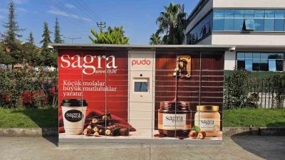 Sagra 1936 mağazalarında hayata geçen PUDO akıllı cihazları, kargo gönderi