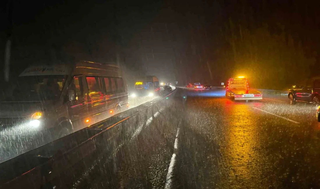 Meteoroloji Genel Müdürlüğü’nün turuncu kod verdiği Sakarya’da beklenen yağış kentin
