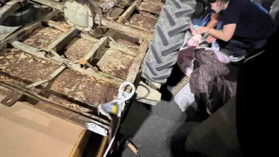 Sakarya’nın Kaynarca ilçesinde tünelde sürücüsünün kontrolünden çıkan “patpat” olarak bilinen