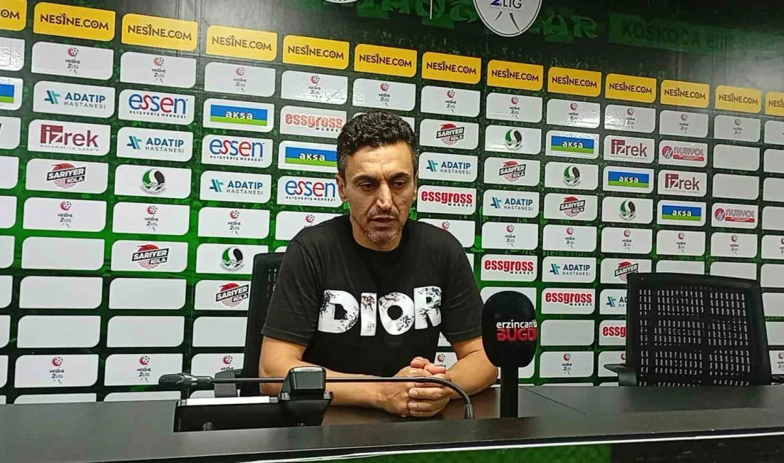 Sakaryaspor’un sahasında karşılaştığı Erzincanspor’a 3-1 mağlup olduğu maçın ardından düzenlenen