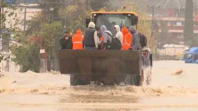 İstanbul’da etkili olan yağıştan en çok etkilenen noktalardan olan Sarıyer