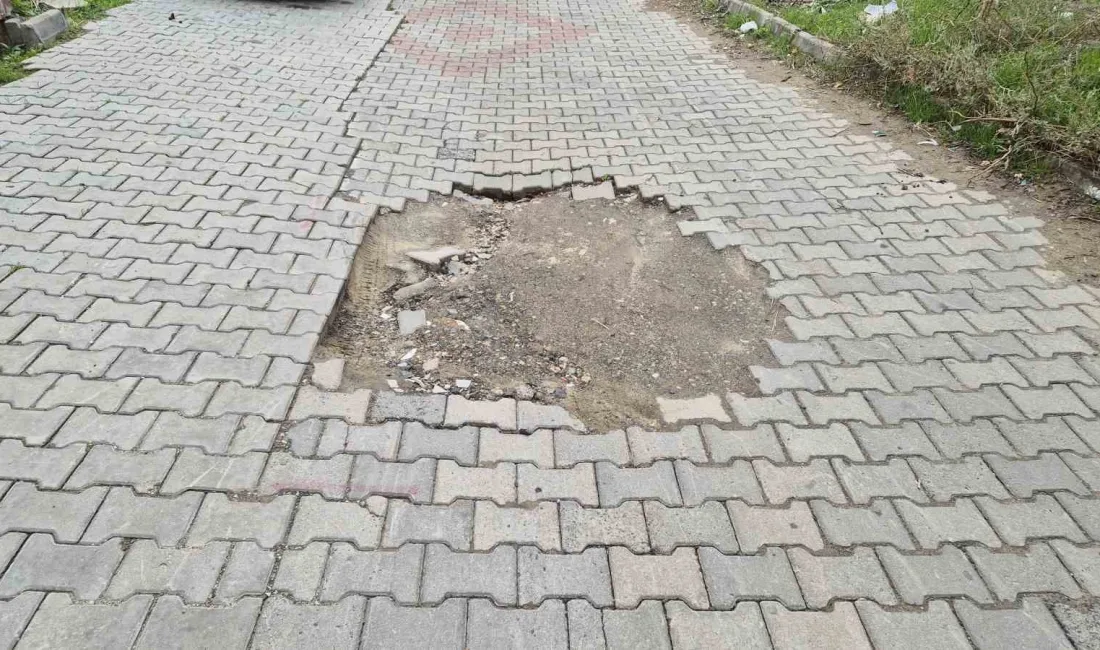 Tekirdağ’ın Süleymanpaşa ilçesinde yollardaki bozulmalar nedeniyle araçlarının zarar gördüğünü belirten