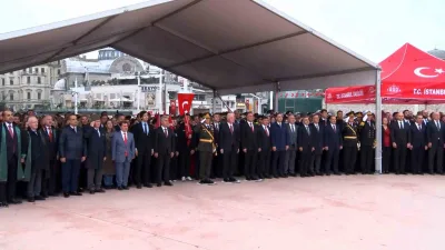 Cumhuriyet Bayramı’nın 103. yıl dönümü etkinlikleri kapsamında Taksim’deki Cumhuriyet Anıtı’nda