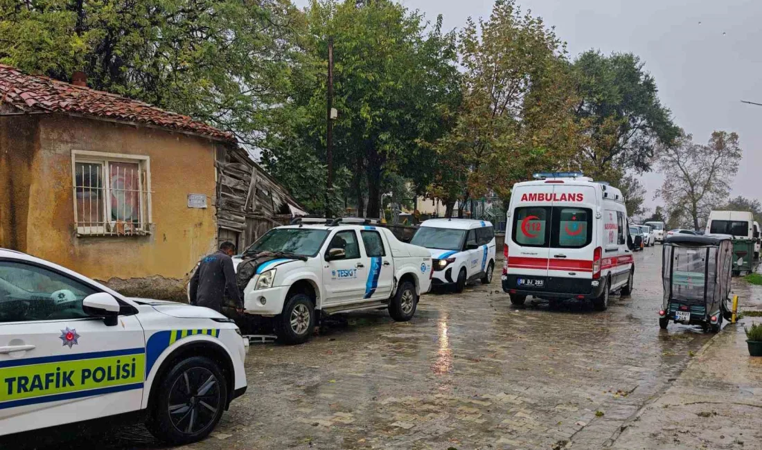 Tekirdağ’ın Malkara ilçesinde, TESKİ’ye ait araç ile motosikletin çarpışması sonucu