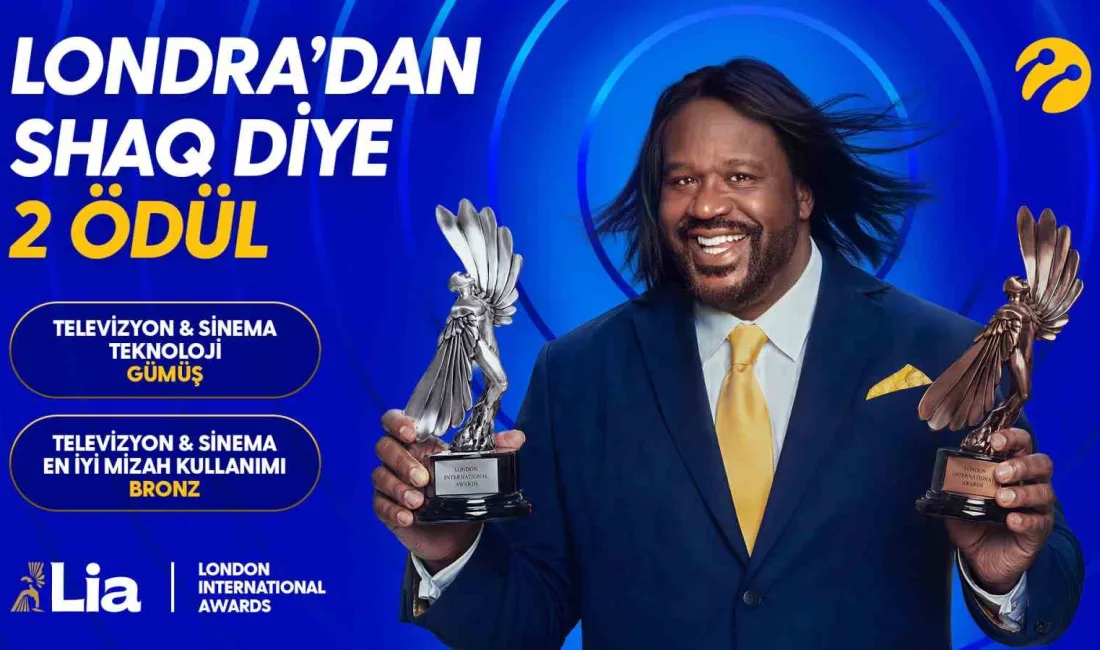 Turkcell’in Türkiye’de bugüne kadar 22 ödül kazanan “Turkcell gücünde Shaq