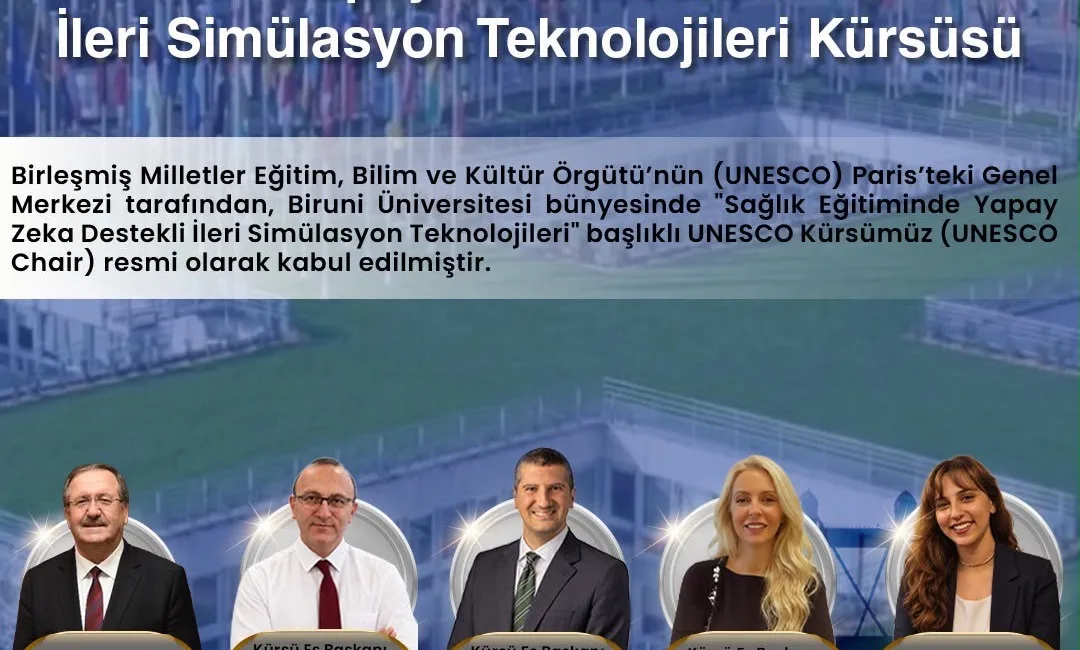 Biruni Üniversitesi bünyesinde kurulan “Sağlık Eğitiminde Yapay Zekâ Destekli İleri
